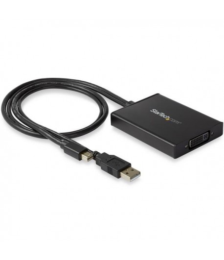 StarTech.com Mini DisplayPort to Dual-Link DVI Adapter - USB Powered - Black