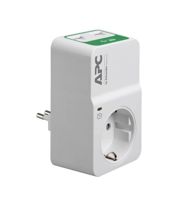 APC PM1WU2-IT surge protector 1 AC outlet(s) 230 V White
