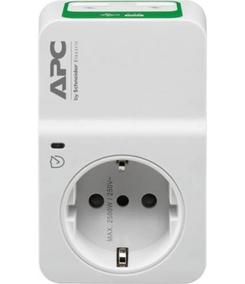 APC PM1WU2-IT surge protector 1 AC outlet(s) 230 V White
