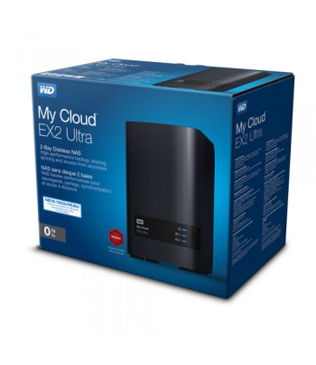 Western Digital My Cloud EX2 Ultra NAS Bureau Ethernet/LAN Noir