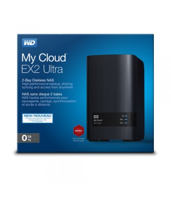 Western Digital My Cloud EX2 Ultra NAS Bureau Ethernet/LAN Noir