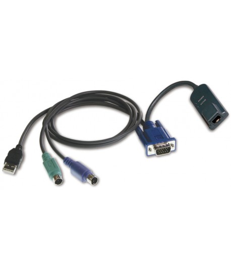 Vertiv Avocent DSAVIQ-PS2M toetsenbord-video-muis (kvm) kabel Zwart