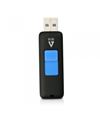 V7 VF38GAR-3E USB flash drive 8 GB USB Type-A 3.0 (3.1 Gen 1) Black,Blue