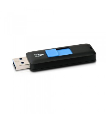 V7 VF38GAR-3E lecteur USB flash 8 Go USB Type-A 3.0 (3.1 Gen 1) Noir, Bleu