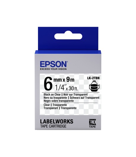 Epson LK-2TBN labelprinter-tape