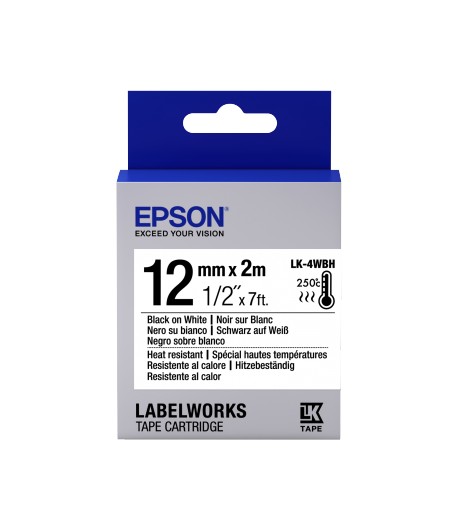 Epson LK-4WBH label-making tape