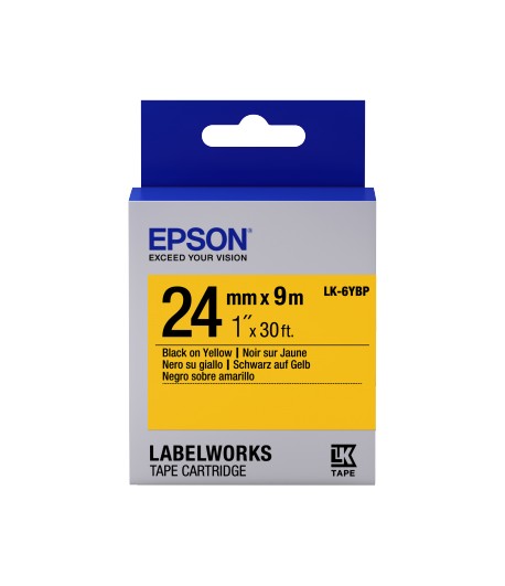 Epson LK-6YBP label-making tape
