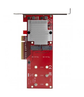 StarTech.com x8 Dual M.2 PCIe SSD Adapter - PCIe 3.0