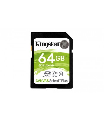 Kingston Technology Canvas Select Plus memory card 64 GB SDXC Class 10 UHS-I