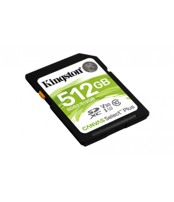 Kingston Technology Canvas Select Plus mmoire flash 512 Go SDXC Classe 10 UHS-I