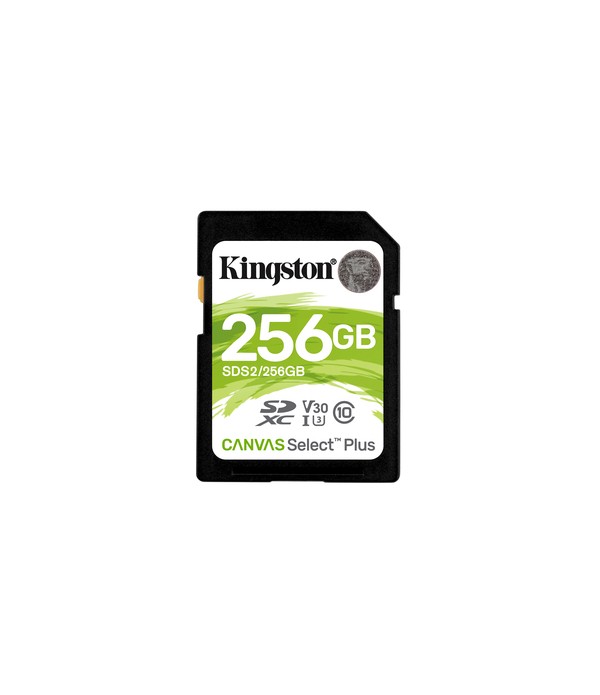 Kingston Technology Canvas Select Plus memory card 256 GB SDXC Class 10 UHS-I