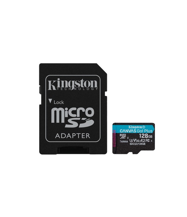Kingston Technology Canvas Go! Plus memory card 128 GB MicroSD Class 10 UHS-I