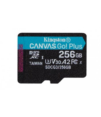 Kingston Technology Canvas Go! Plus memory card 256 GB MicroSD Class 10 UHS-I