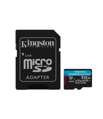 Kingston Technology Canvas Go! Plus memory card 512 GB MicroSD Class 10 UHS-I