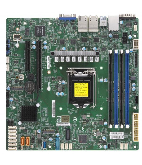 Supermicro MBD-X11SCH-LN4F motherboard LGA 1151 (Socket H4) Micro ATX Intel C246