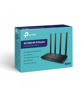 TP-LINK Archer C80 draadloze router Dual-band (2.4 GHz / 5 GHz) Gigabit Ethernet Zwart