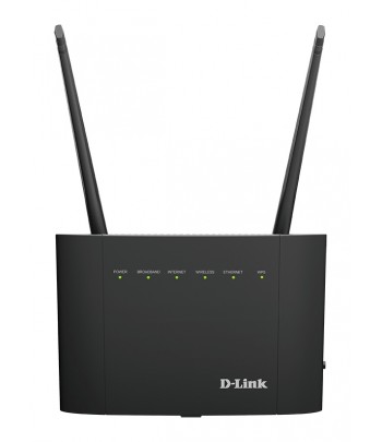 D-Link DSL-3788 draadloze router Dual-band (2.4 GHz / 5 GHz) Gigabit Ethernet Zwart