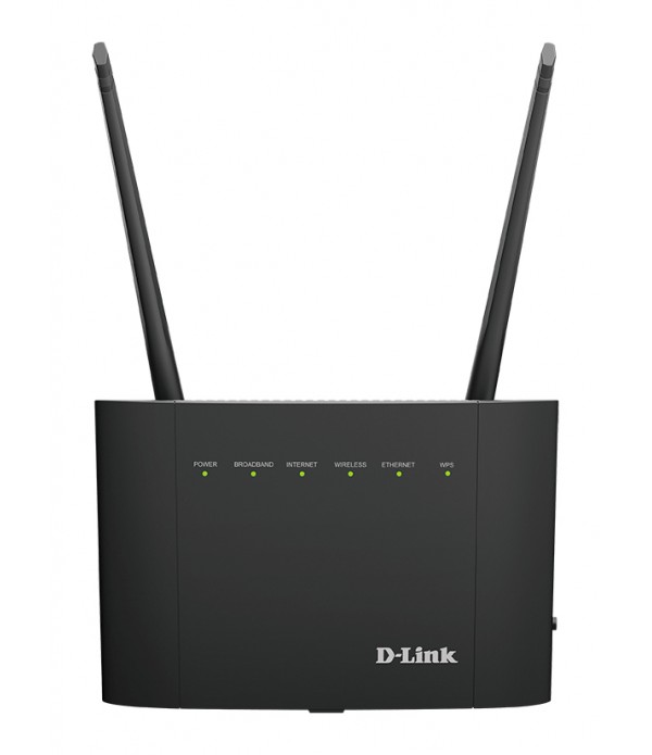 D-Link DSL-3788 draadloze router Dual-band (2.4 GHz / 5 GHz) Gigabit Ethernet Zwart