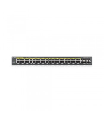 Zyxel GS2220-50HP-EU0101F network switch Managed L2 Gigabit Ethernet (10/100/1000) Black Power over Ethernet (PoE)
