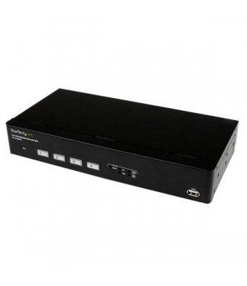StarTech.com Switch KVM USB DVI 4 Ports avec Technologie Commutation Rapide et DDM - Cbles Inclus