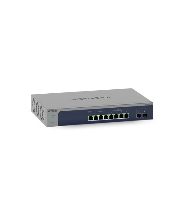Netgear MS510TXM network switch Managed L2/L3/L4 10G Ethernet (100/1000/10000) Grey, Blue
