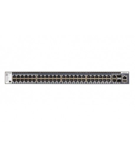 Netgear ProSAFE Managed Switch - GSM4352S - 48 Gigabit Ethernet poorten 10/100/1000 Mbps + 2 x SFP+ & 2 x 10GBASE-T poorten