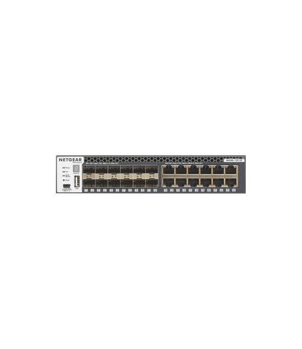 Netgear M4300-12X12F Géré L2/L3 10G Ethernet (100/1000/10000) 1U Noir