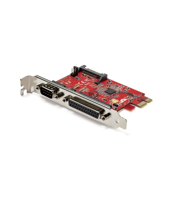 StarTech.com PCIe Card with Serial and Parallel Port - PCI Express Combo Adapter Card with 1x DB25 Parallel Port & 1x RS232 Seri
