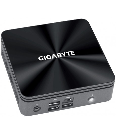 Gigabyte GB-BRI7-10710 PC/workstation barebone Black BGA 1528 i7-10710U 1.1 GHz