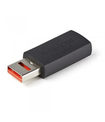 StarTech.com Secure Charging USB Data Blocker Adapter  Male to Female USB-A Charge-Only Adapter  No-Data Charge/Power-Only Adapt
