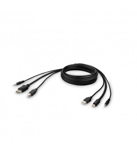 Belkin F1DN1CCBL-MP-10 KVM cable Black 3 m