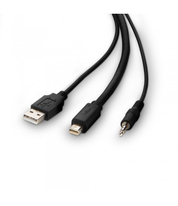 Belkin F1DN1CCBL-MP-10 KVM cable Black 3 m