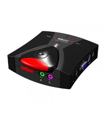 Neomounts by Newstar KVM switch, 2-port, PS/2, audio, remote control