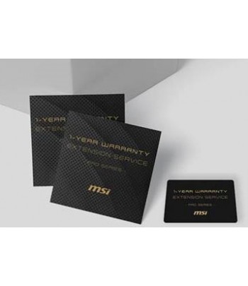 MSI 1Y Warranty Extension for Pro
