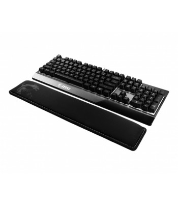 MSI VIGOR WR01 Keyboard Wrist Rest 'Black with Iconic Dragon design, Cool Gel-infused memory foam, Non-slip rubber base, Inclin