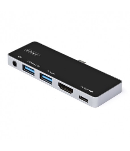StarTech.com USB C Multiport Adapter - USB-C naar 4K 60Hz HDMI 2.0, 100W Power Delivery Pass-Through, 3-Port USB 3.0 Hub met Aud