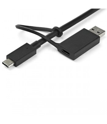 StarTech.com USB-C & USB-A Dock - Hybrid Universal Laptop Docking Station with 100W Power Delivery - Dual Monitor 4K 60Hz HDMI &