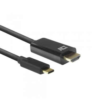 ACT AC7315 cble vido et adaptateur 2 m USB Type-C HDMI Type A (Standard) Noir