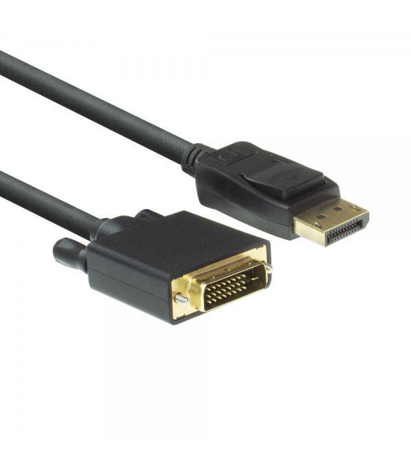 ACT AC7505 video cable adapter 1.8 m DisplayPort DVI Black