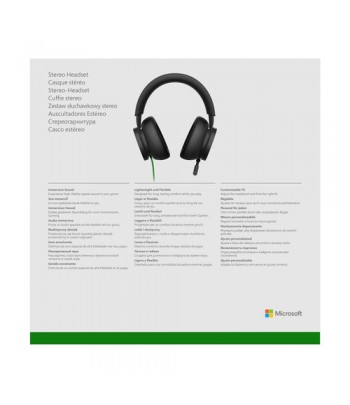 Microsoft Xbox Stereo Headset Bedraad Hoofdband Gamen Zwart