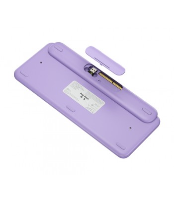 Logitech Pop Keys toetsenbord RF-draadloos + Bluetooth QWERTY US International Muntkleur, Violet, Wit, Geel