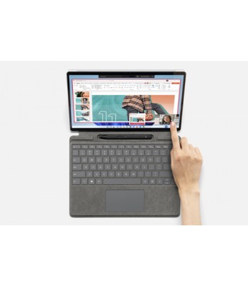 Microsoft Surface Pro Signature Keyboard with Slim Pen 2 Platinum Microsoft Cover port AZERTY Belgian