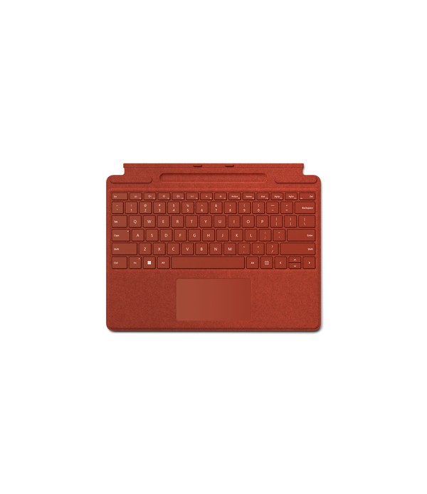Microsoft Surface Pro Signature Keyboard Red Microsoft Cover port AZERTY Belgian