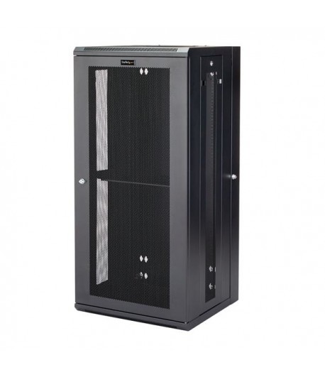 StarTech.com 26U 19" Wall Mount Network Cabinet - 16" Deep Hinged Locking IT Network Switch Depth Enclosure - Assembled Vented