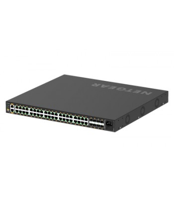 Netgear GSM4248P-100EUS network switch Managed L2/L3/L4 Gigabit Ethernet (10/100/1000) Power over Ethernet (PoE) Black