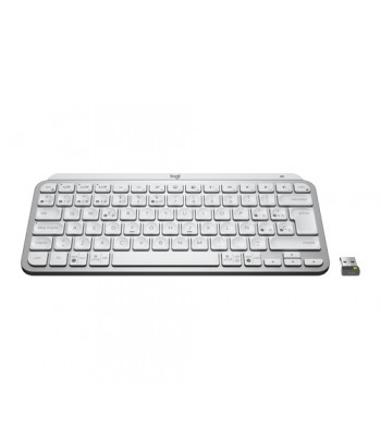 Logitech MX Keys Mini for Business keyboard RF Wireless + Bluetooth AZERTY French Aluminium, White