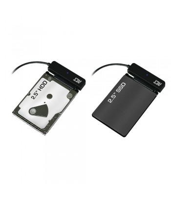 ACT AC1525 changeur de genre de cble USB Type-C SATA 7-pin + 15pin Noir