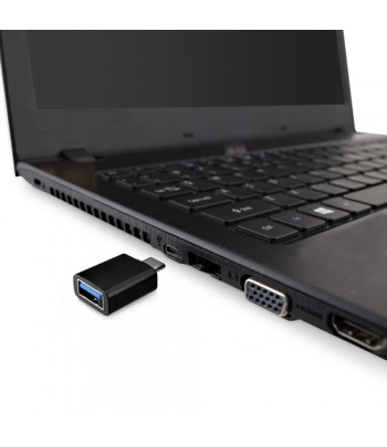 V7 V7U3C2A-BLK-1E USB-C USB-A Zwart