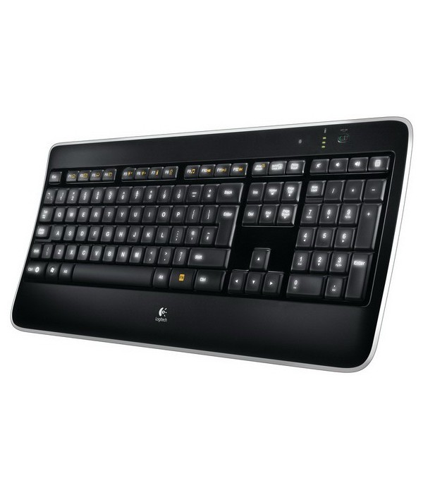 Logitech Wireless Illuminated K800 keyboard RF Wireless QWERTY Spanish Black