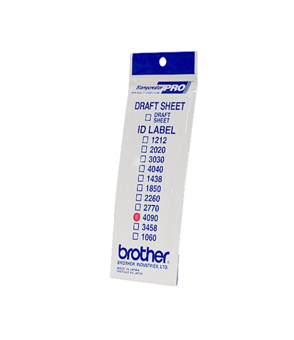 Brother ID4090 tiquette  imprimer Blanc